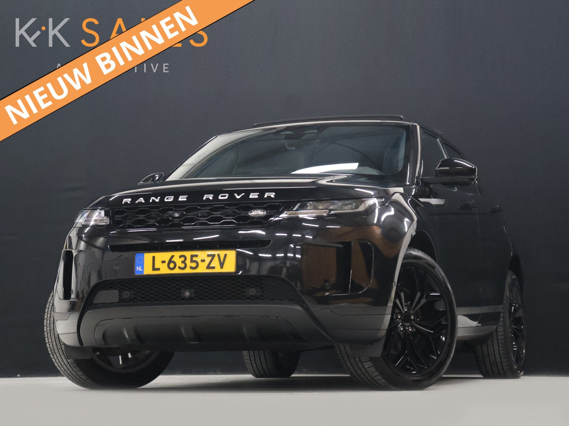 Land Rover Range Rover Evoque 1.5 P300e AWD R-Dynamic SE [SC, Auto's, Zwart, Vierwielaandrijving, Hybride Elektrisch/Benzine, 147 €/maand