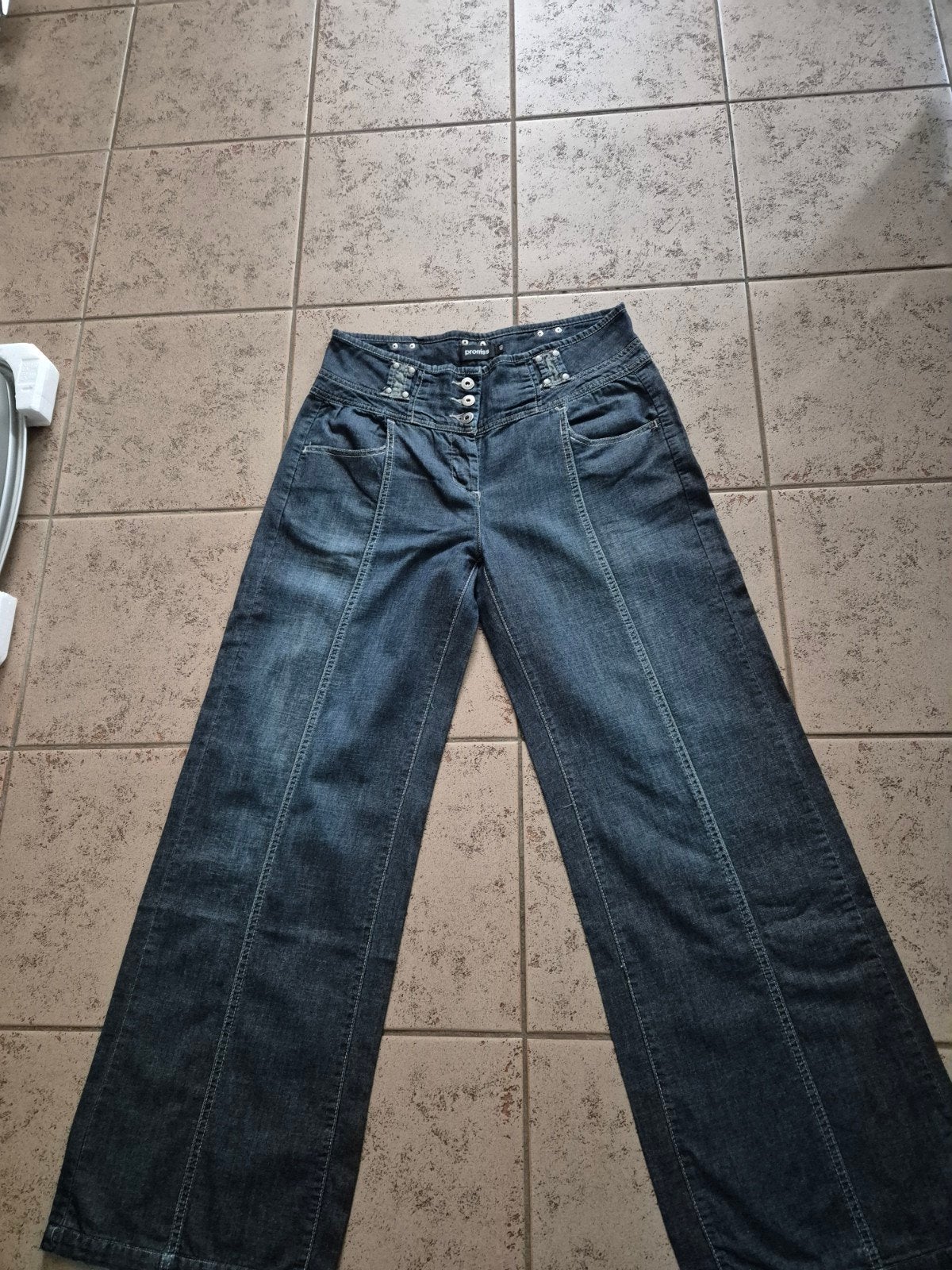 Spijkerbroek, mt.38- 40 ,Promiss, Nieuw, Promiss, Blauw, Nieuw, Ophalen of Verzenden