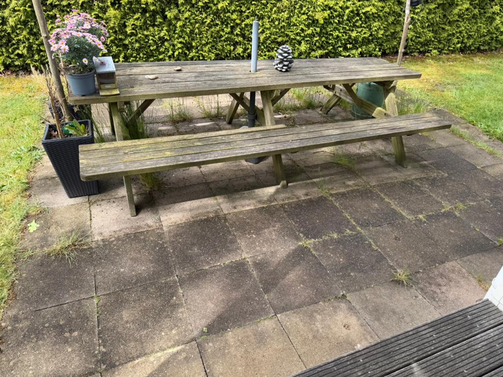 Tuintegels 19,2 m2, Ophalen, Gebruikt, 10 m² of meer, Beton