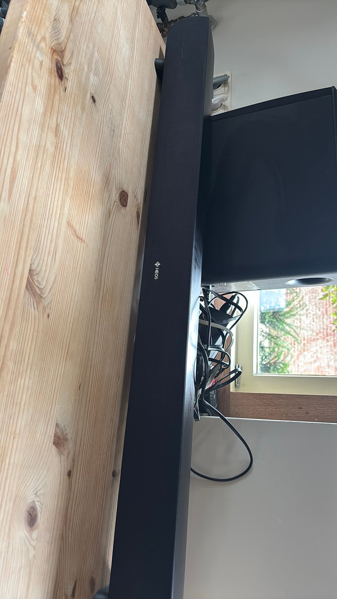 Heos soundbar en subwoofer