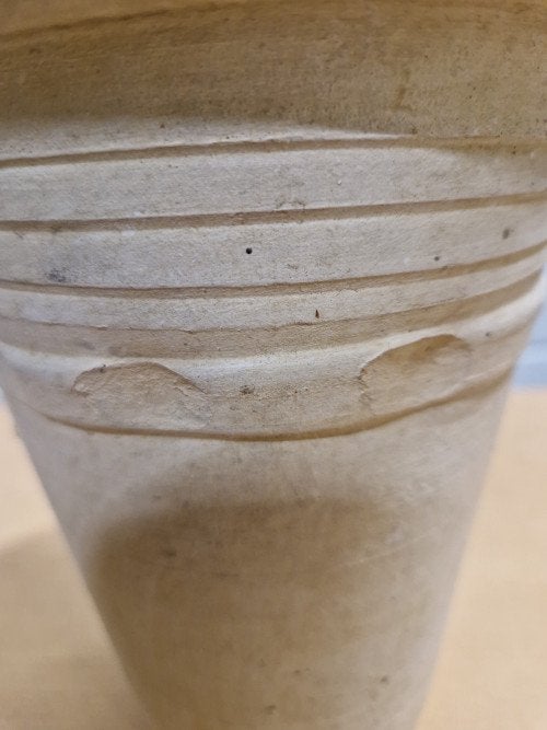 bloempot creme vaas model, Ophalen of Verzenden
