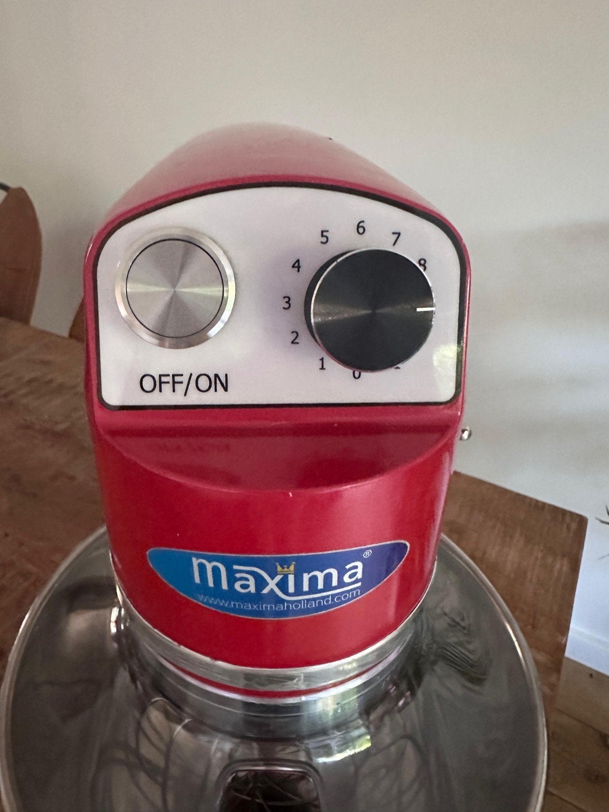 Maxima Planetary Mixer 7L - Krachtige Keukenhulp, 4 liter of meer, Ophalen, Zo goed als nieuw, 3 snelheden of meer