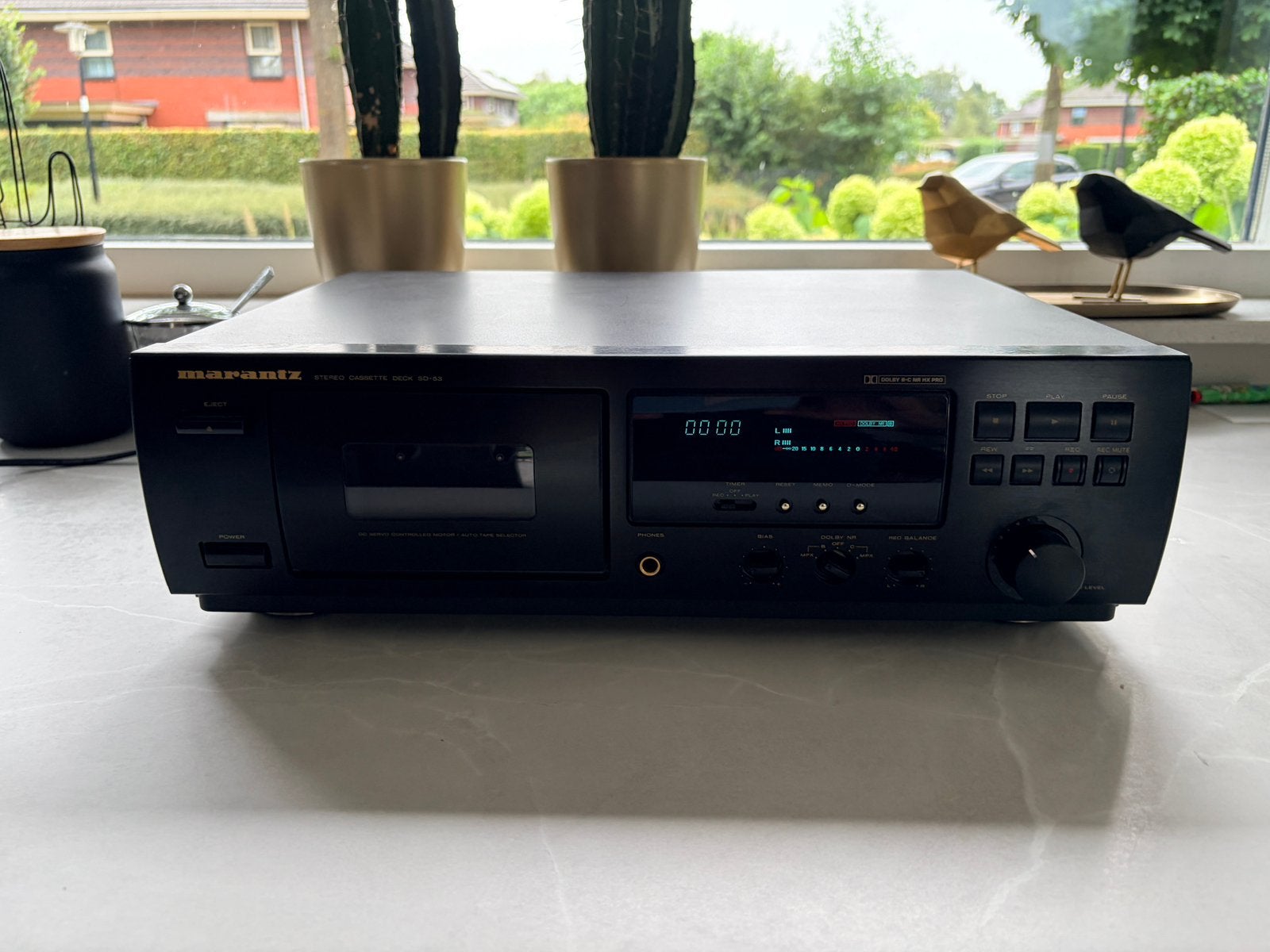 Marantz Cassettedeck SD 53- Nette staat- vintage, Ophalen of Verzenden, Marantz