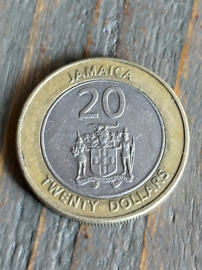 20 Dollar 2000 Jamaica, Ophalen of Verzenden, Noord-Amerika, Losse munt