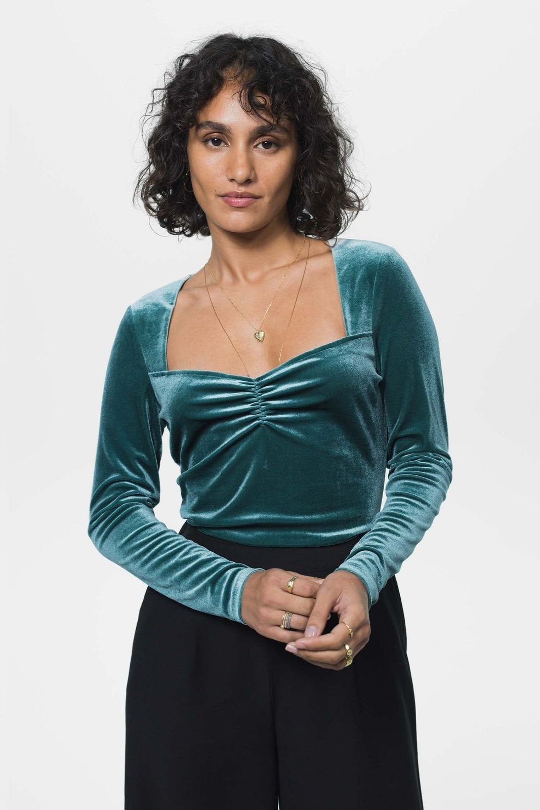Mooie Sissy Boy fluwelen top met lange mouwen, maat L, Maat 42/44 (L), Ophalen of Verzenden, Zo goed als nieuw, Lange mouw