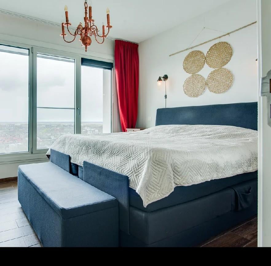 Swiss Sense Boxspring 180x210, Huis en Inrichting, Slaapkamer | Boxsprings, Gebruikt, 180 cm, 210 cm, Tweepersoons, Grijs, Overige kleuren