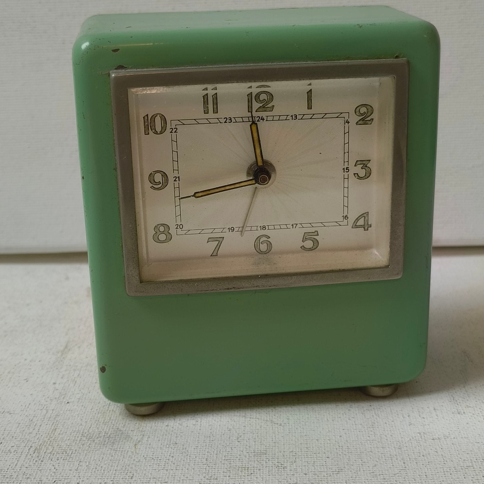 Vintage Art Deco/Bauhaus spaarklokje, Ophalen of Verzenden