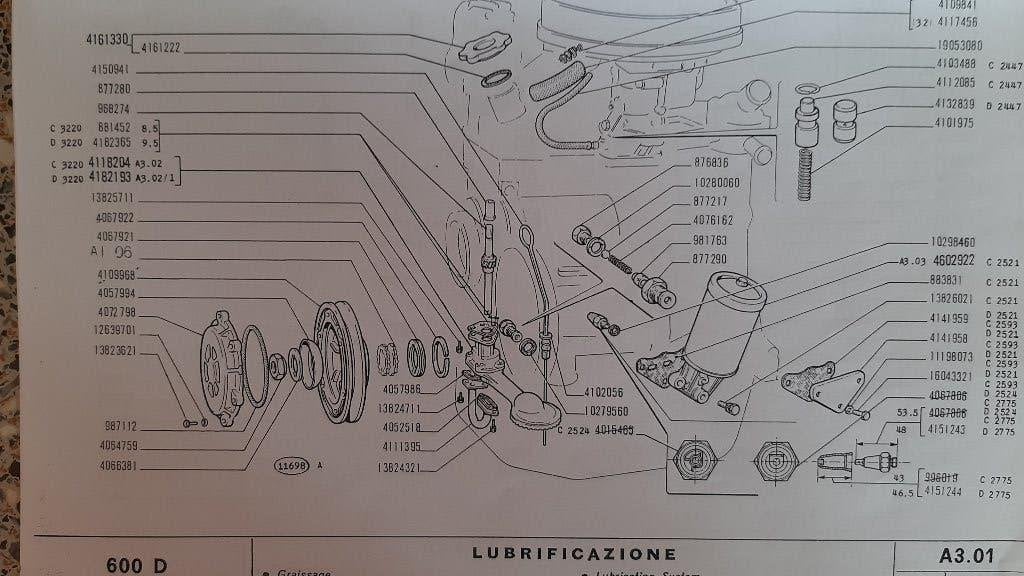 Fiat 500D onderdelenboek, Ophalen of Verzenden