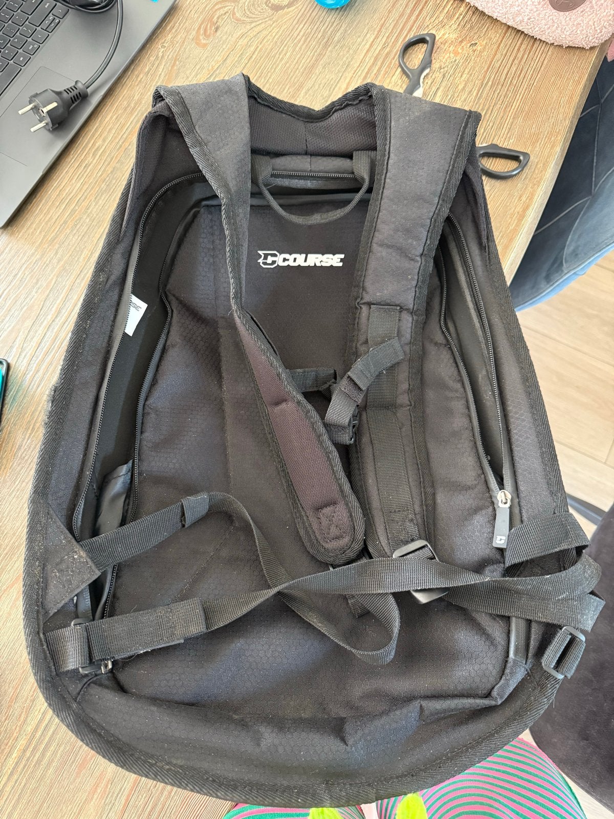 Course Motorrugzak - Zwart, Gebruikt, 25 tot 40 cm, Ophalen of Verzenden, Overige merken
