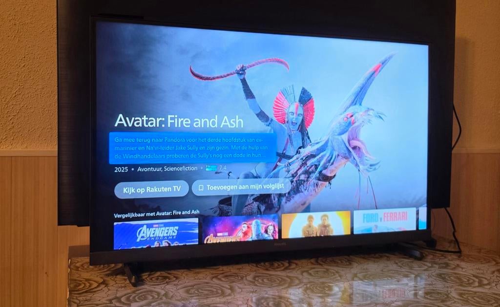 32 inch philips smart tv met Wi-Fi, Netflix en youtube, Ophalen, Philips, LED, 50 Hz