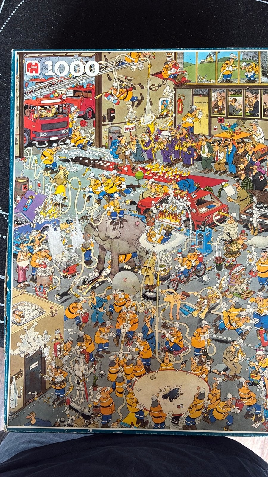 Jan van Haasteren Brandweer Puzzel 1000 Stukjes, Ophalen, Meer dan 50 stukjes, Gebruikt, 6 jaar of ouder