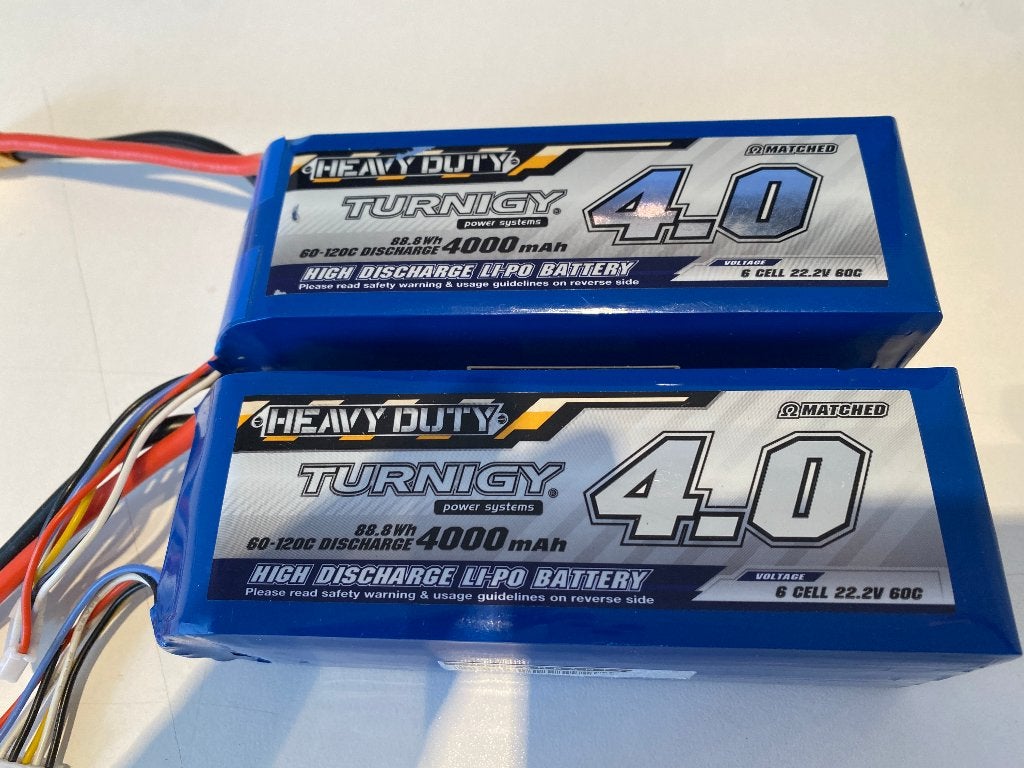 Turnigy 6S 4000mAh 22.2V 40C, Zo goed als nieuw, Ophalen, Overige merken, Groter dan 1:32