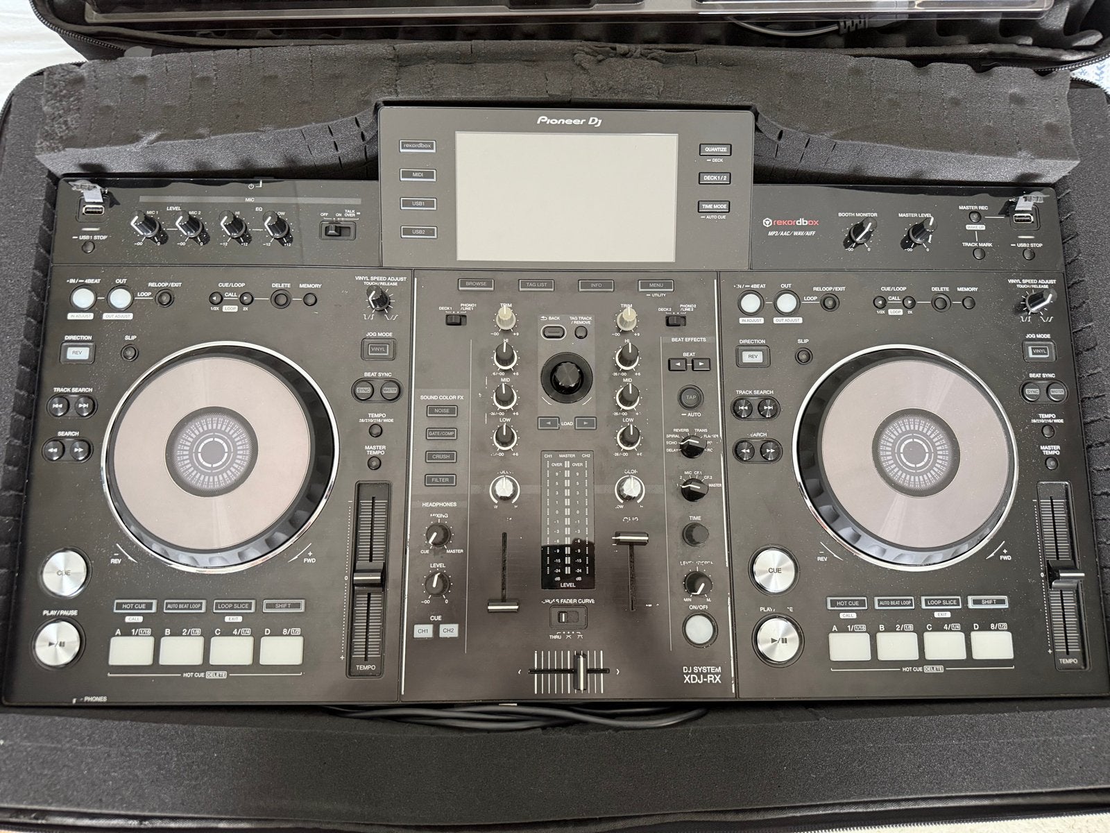 Pioneer XDJ-RX2 DJ-systeem met flightcase, Ophalen, Zo goed als nieuw, Dj-set, Pioneer