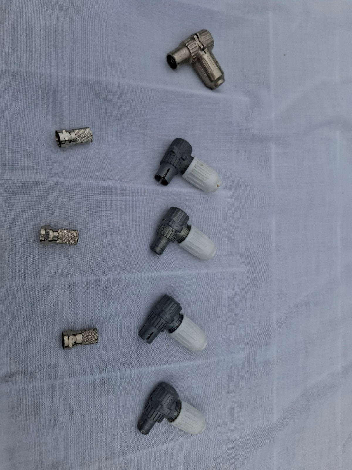 Coax kabel connectoren - Set van diverse aansluitingen, Ophalen of Verzenden, Gebruikt, Minder dan 2 meter, Overige kabels