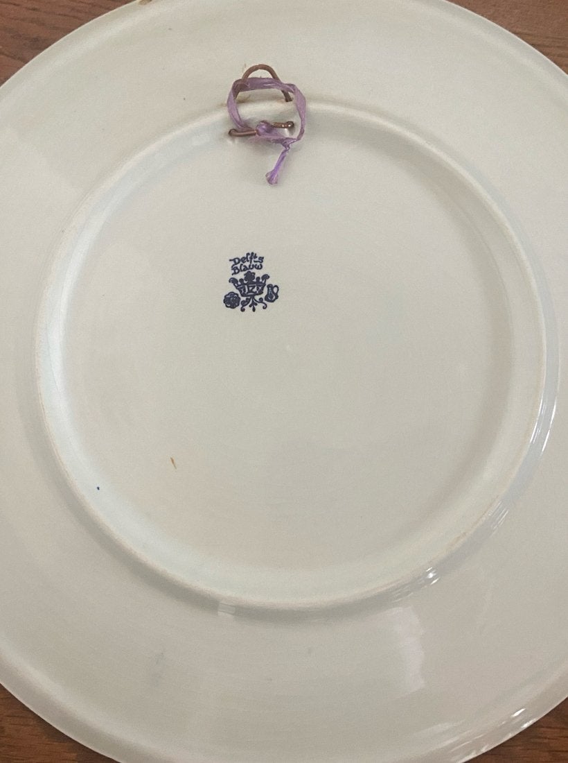 Set van 2 Delfts Blauwe Wandborden - Handgedecoreerd, Ophalen