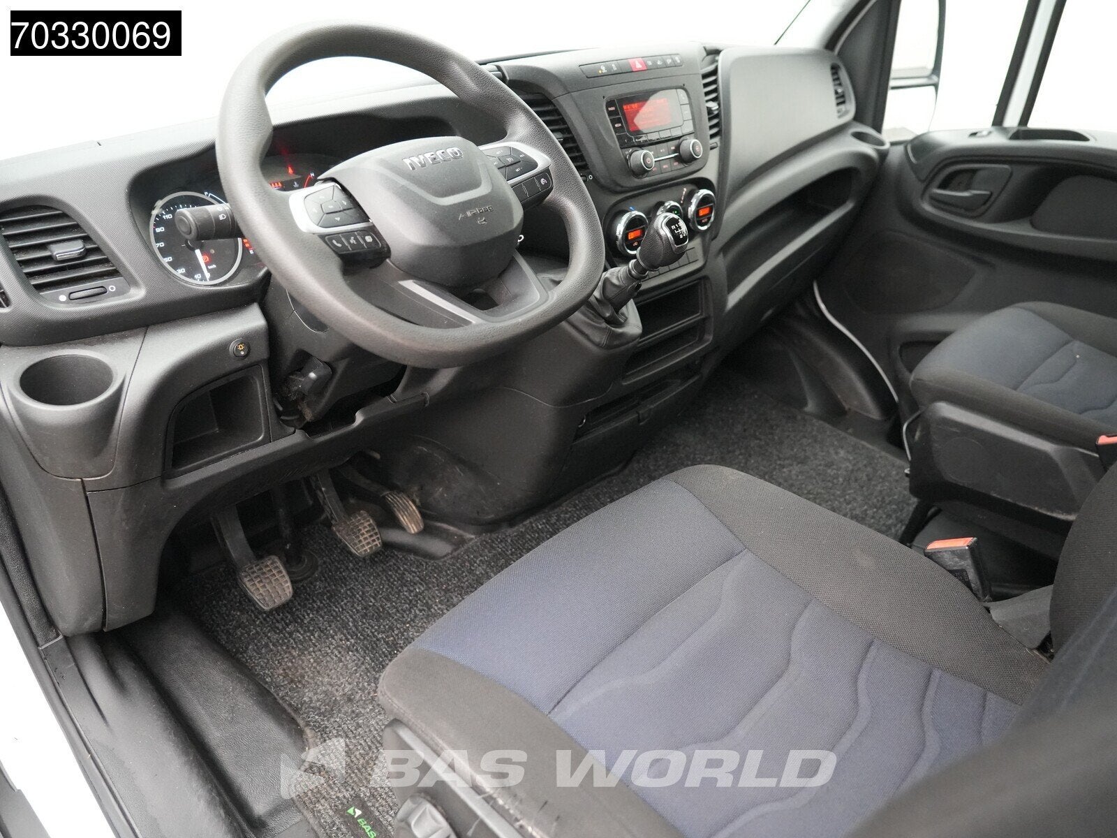 Iveco Daily 35C14 Kipper Dubbel Cabine met Kist Huif Dubbell, Auto's, Bestelauto's, Stof, Gebruikt, Euro 6, Iveco