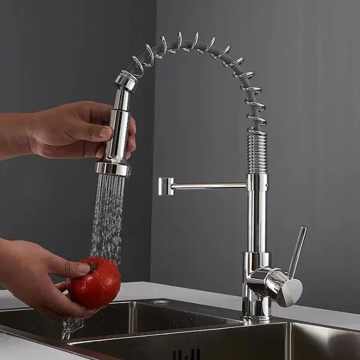 Keukenkraan Spoelkraan Horeca Mengkraan CHROOM Flexibel, Doe-het-zelf en Verbouw, Sanitair, Ophalen of Verzenden, Nieuw, Chroom
