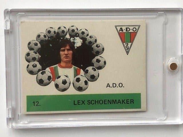 Voetbalplaatje  ADO  Lex Schoenmaker Monty Gum Album 1971, Verzamelen, Ophalen of Verzenden, Gebruikt, Overige binnenlandse clubs