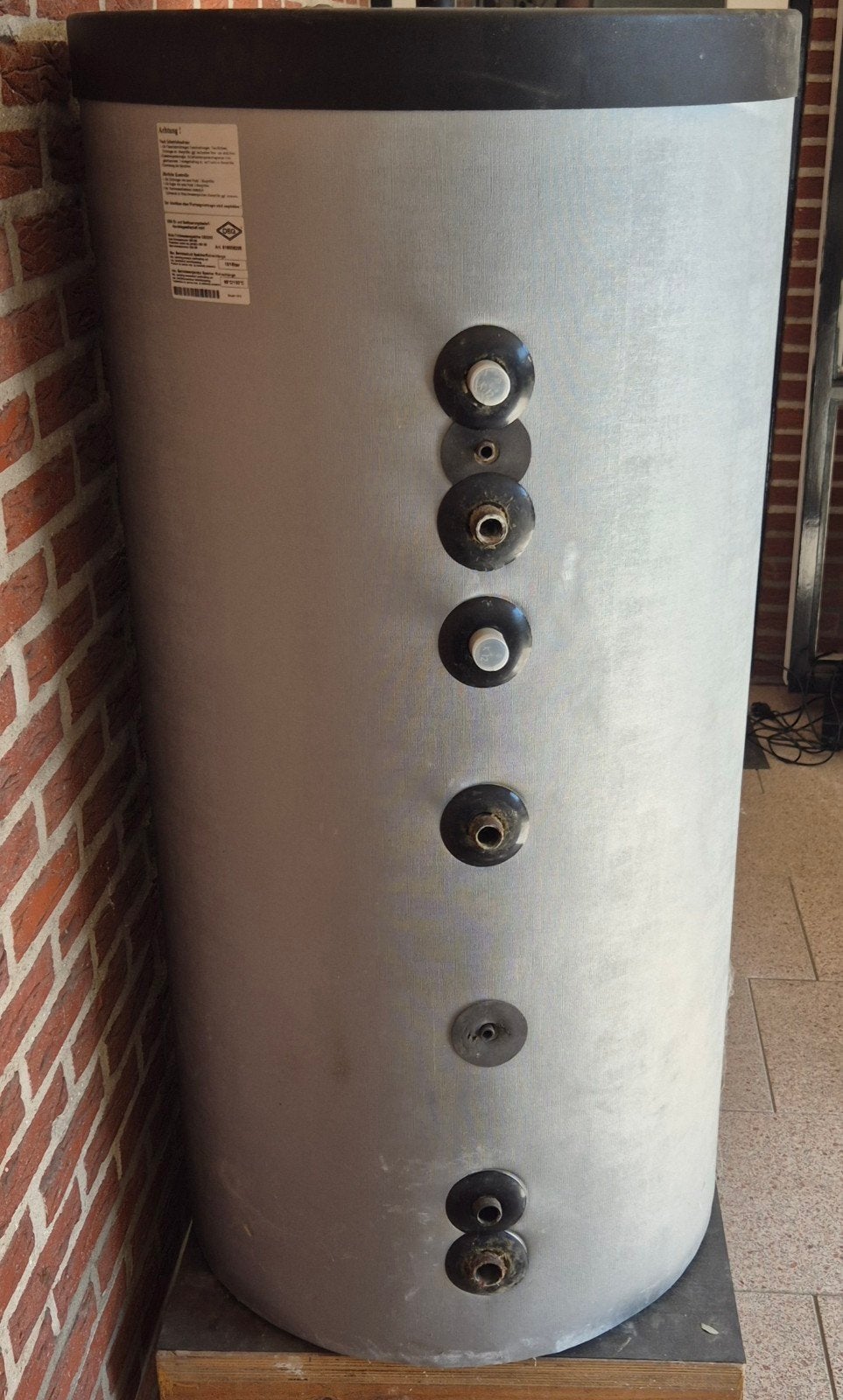 buffervat 200 liter, Ophalen, 100 liter of meer, Boiler, Minder dan 3 jaar oud