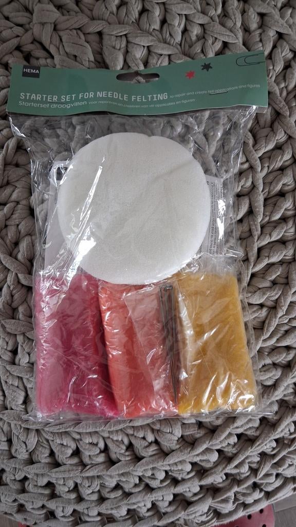 Naald vilten start pakket nieuw, Hobby en Vrije tijd, Ophalen of Verzenden, Nieuw, Figuurtje(s)
