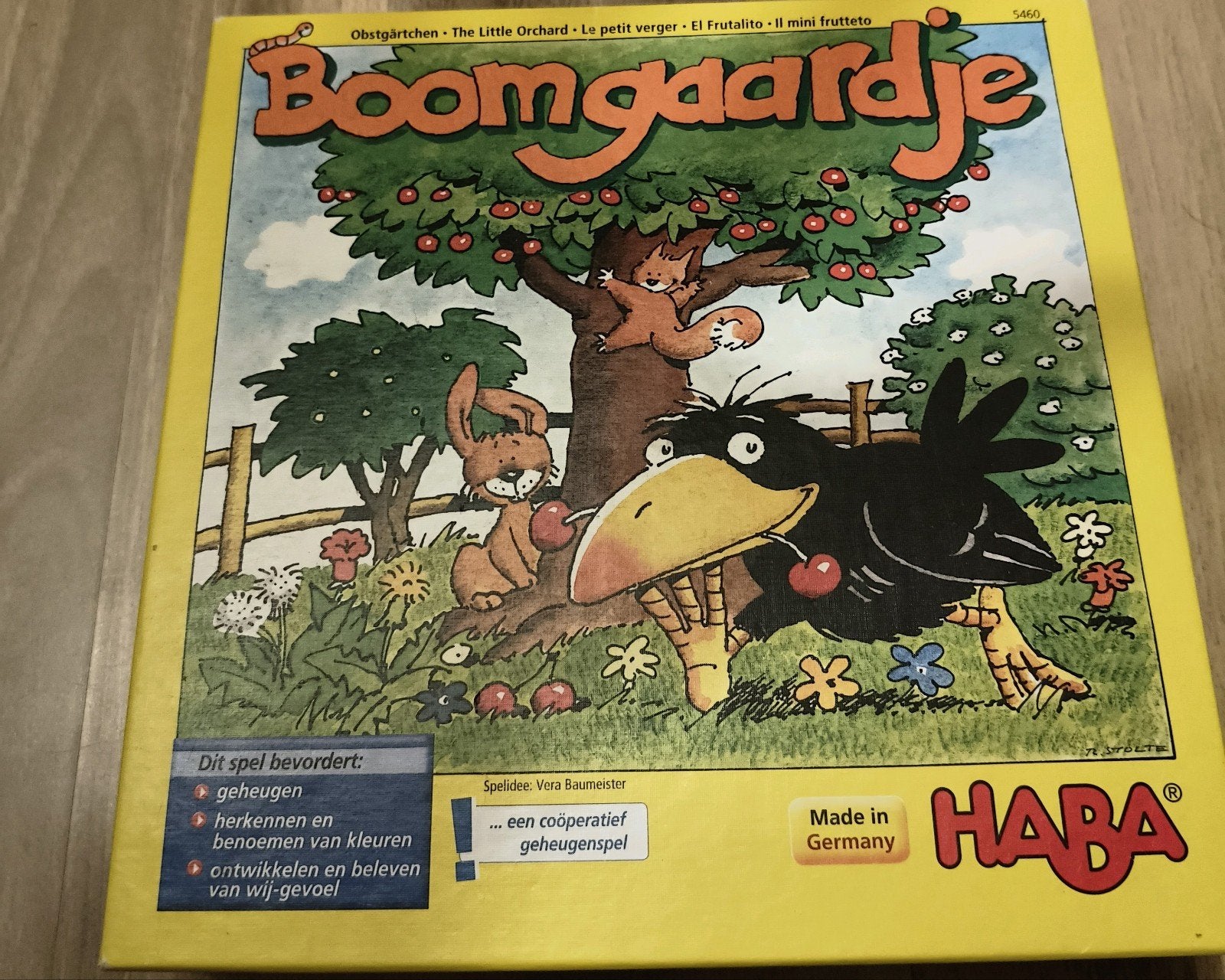 HABA Boomgaardje, Hobby en Vrije tijd, Gezelschapsspellen | Bordspellen, Een of twee spelers, Ophalen of Verzenden, Gebruikt, HABA