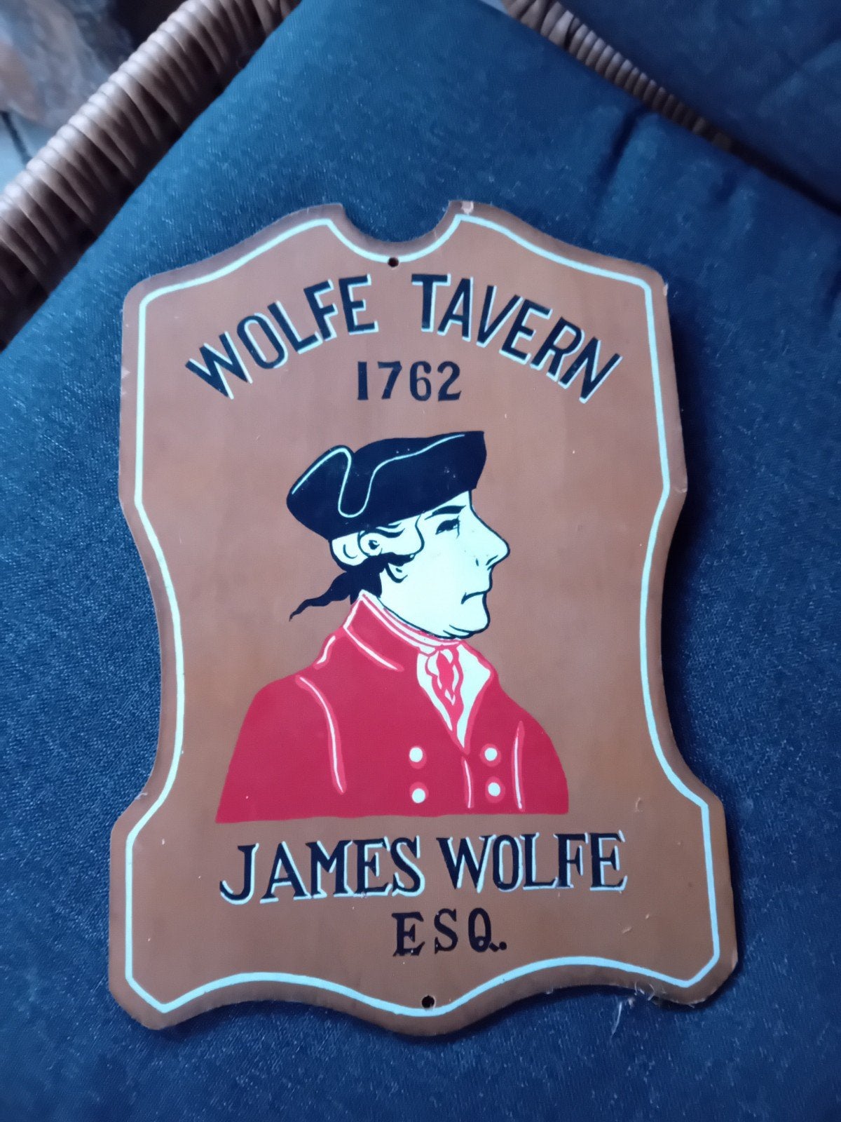 Nostalgisch Tableau 'Wolfe Tavern' 1762 - James Wolfe ESQ, Ophalen of Verzenden