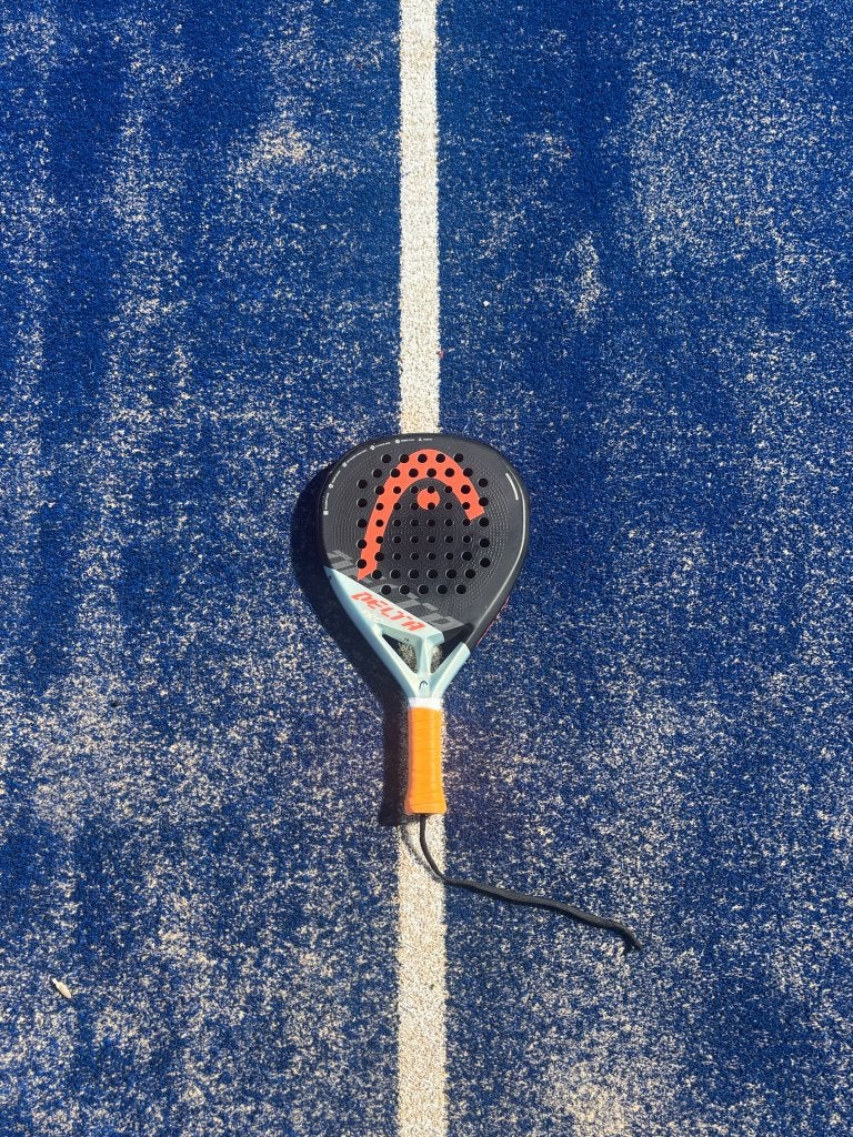 Head Delta Pro padelracket zwart/rood Auxetic, Ophalen of Verzenden, Gebruikt, Padelracket
