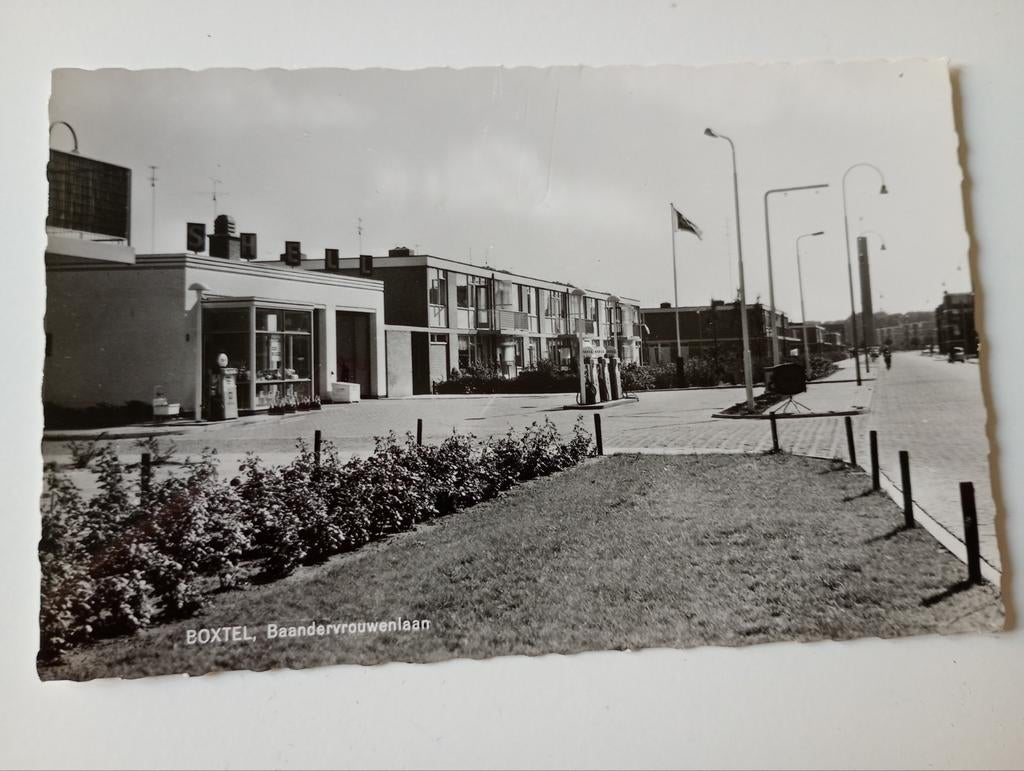 Boxtel Baandervrouwenlaan Tankstation, Ophalen of Verzenden, 1960 tot 1980, Ongelopen, Noord-Brabant