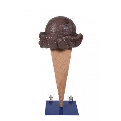 IJsje verrijdbaar 160 cm - bol ijs choco schepijs polyester, Ophalen, HorecaBeelden, Overige typen, Nieuw
