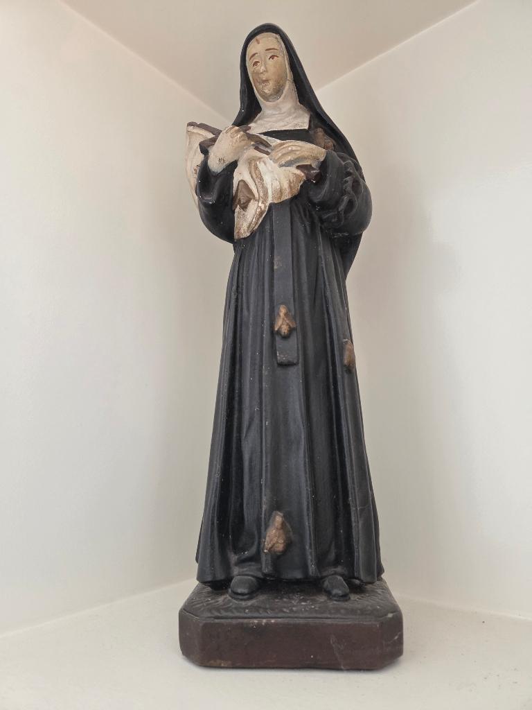 Oud Beeldje  van de Heilige Rita van Cascia, Antiek en Kunst, Ophalen