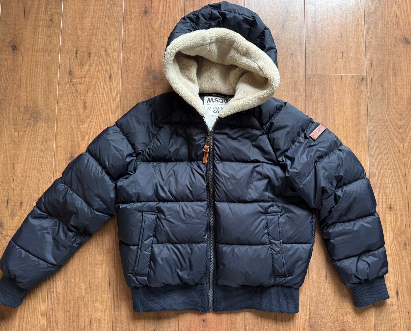 MOSCOW blauwe winterjas maat XL (40/42), Kleding | Dames, Jassen | Winter, Ophalen of Verzenden, Zo goed als nieuw, Maat 42/44 (L)
