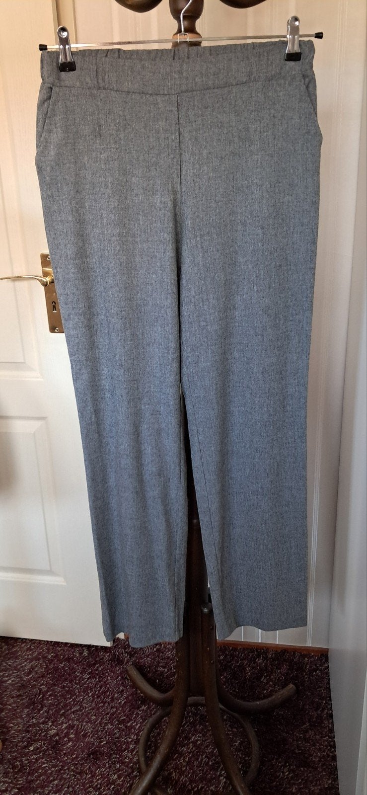 Gran Sasso Flannel Broek Maat S Grijs, Kleding | Dames, Gran Sasso, Onbekend, Ophalen of Verzenden, Zo goed als nieuw