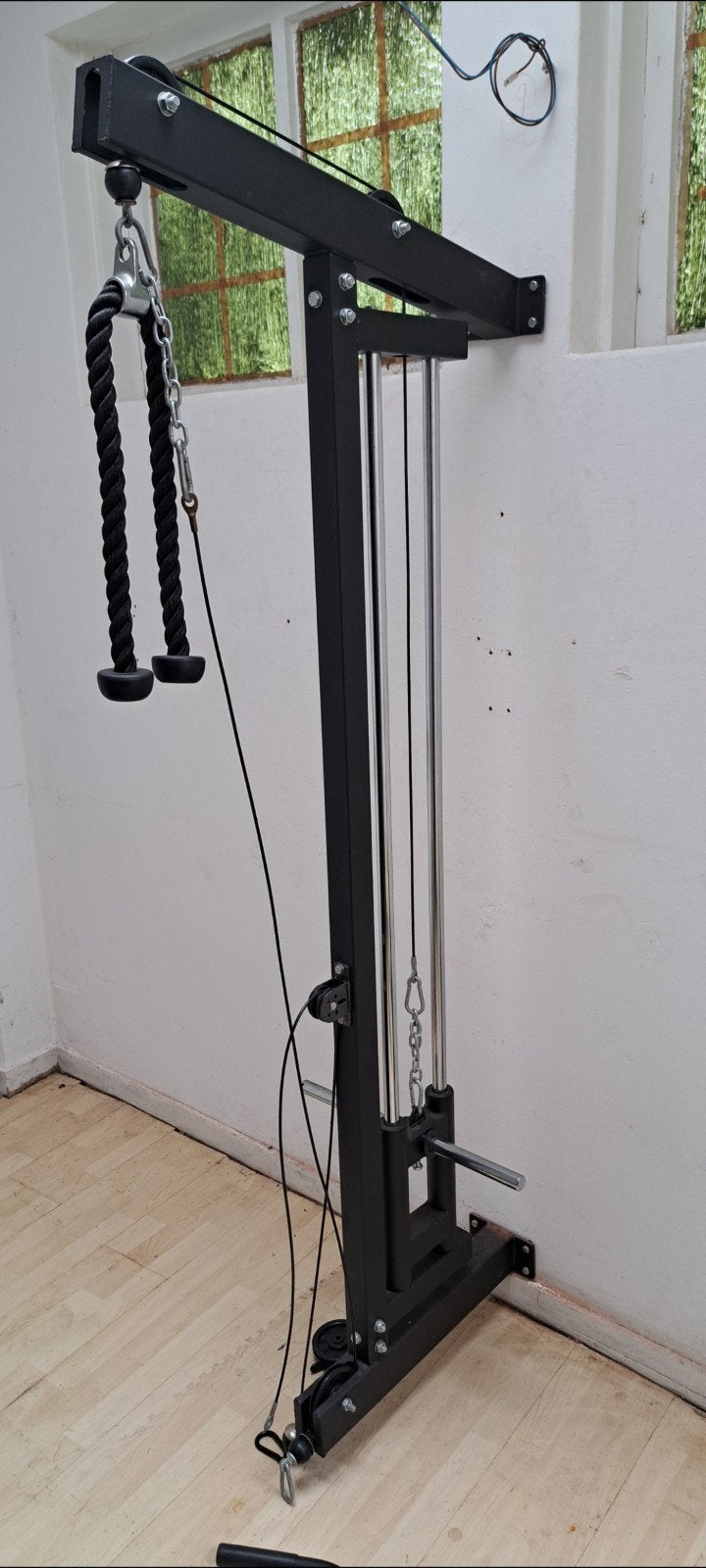 Home Gym, pulley + bench / squat rack + pulley apparaat, Ophalen of Verzenden, Zo goed als nieuw, Overige typen