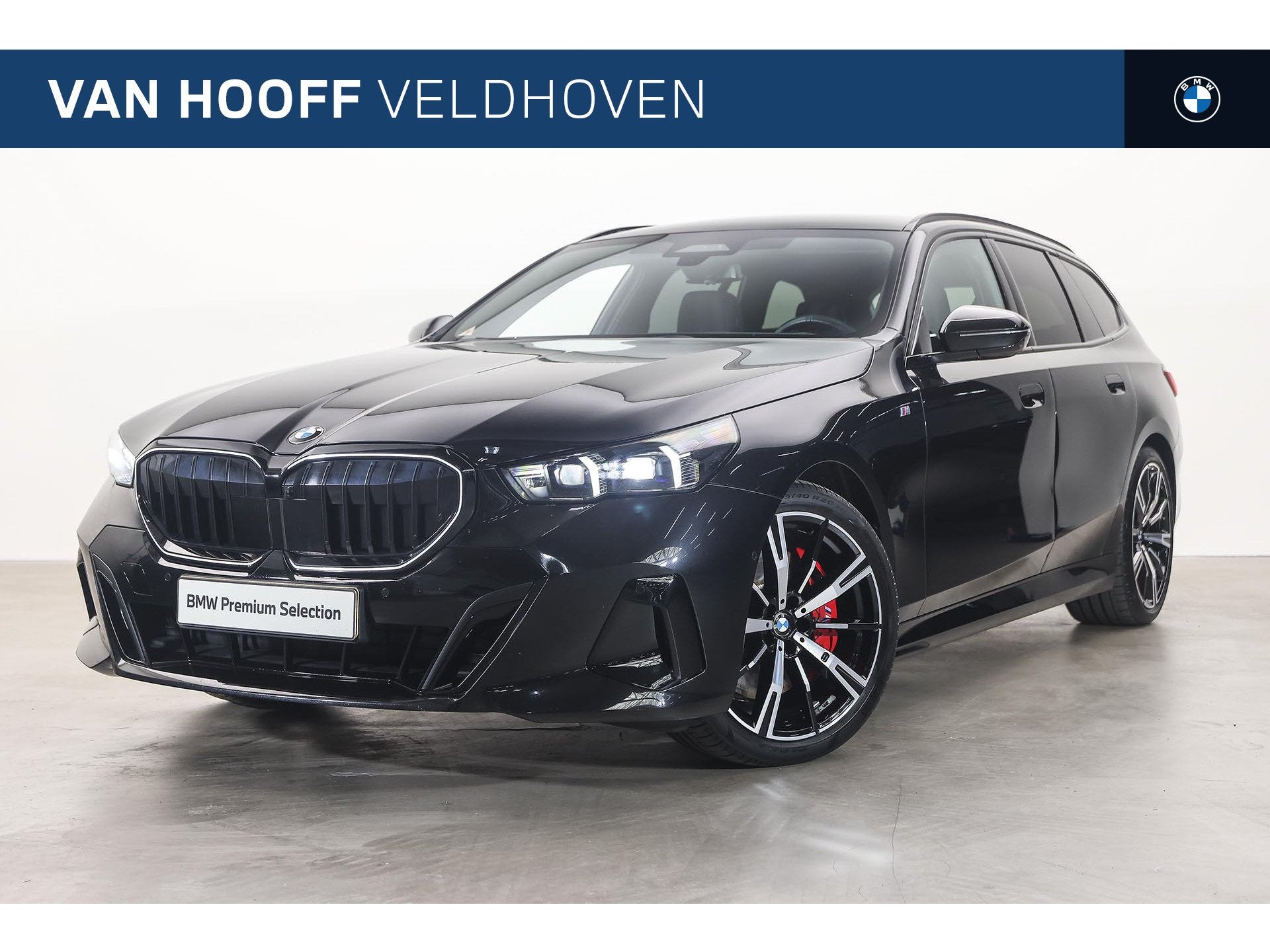 BMW 5 Serie Touring 540d xDrive M Sport High Executive Autom, Auto's, Zwart, 2993 cc, Met garantie (alle), Zwart