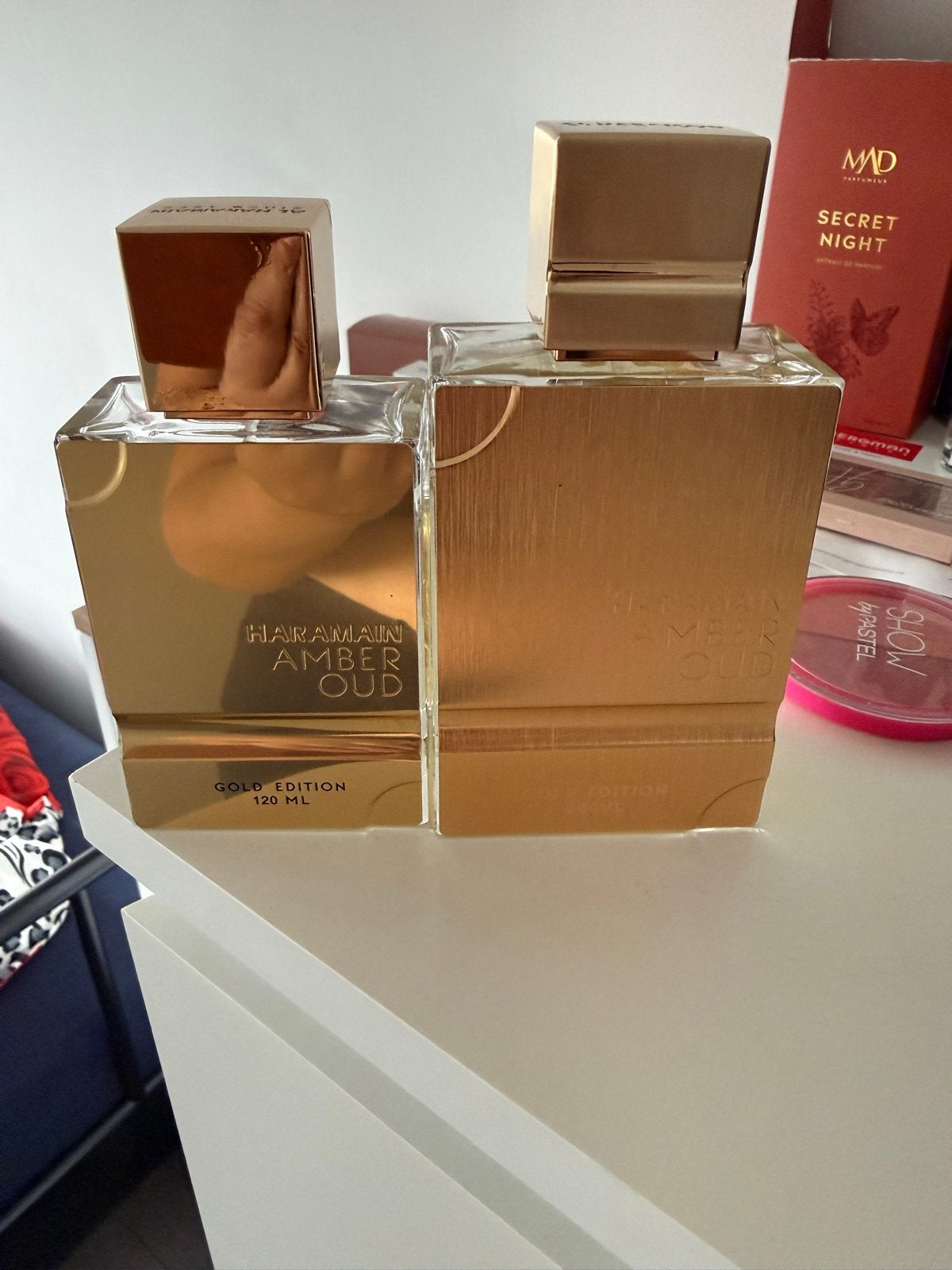 Al Haramain Amber Oud Gold Edition 200 ml en halve 120 ml, Ophalen of Verzenden, Zo goed als nieuw