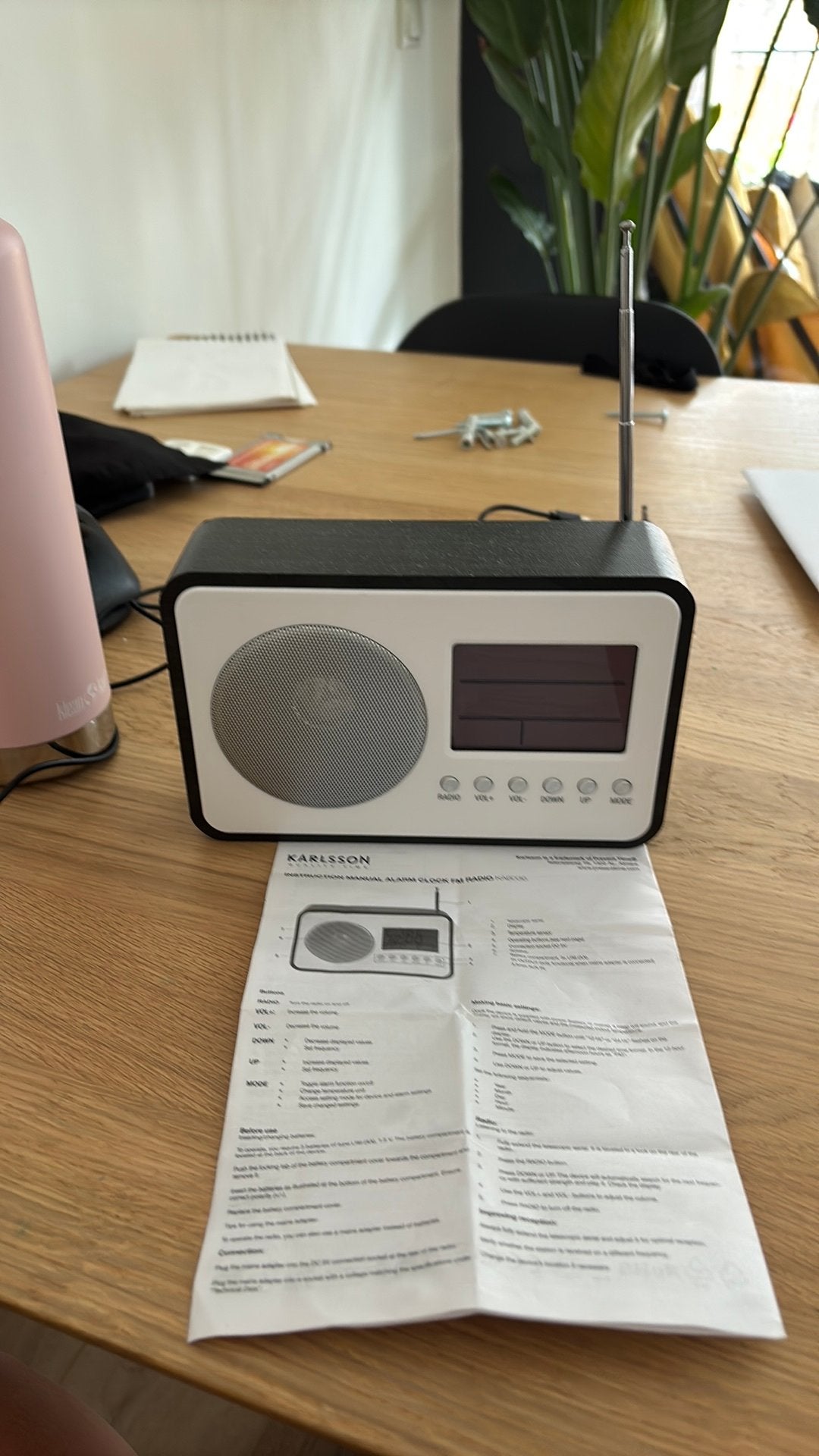 Wekkerradio, Ophalen, Zo goed als nieuw