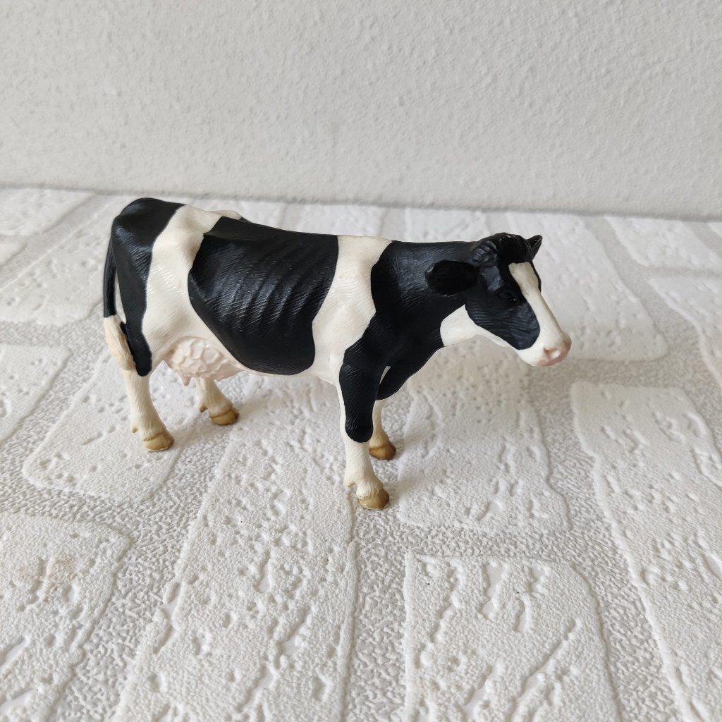 Holstein Koe Schleich 13140 Zwart Wit Boerderijdier, Ophalen of Verzenden, Gebruikt