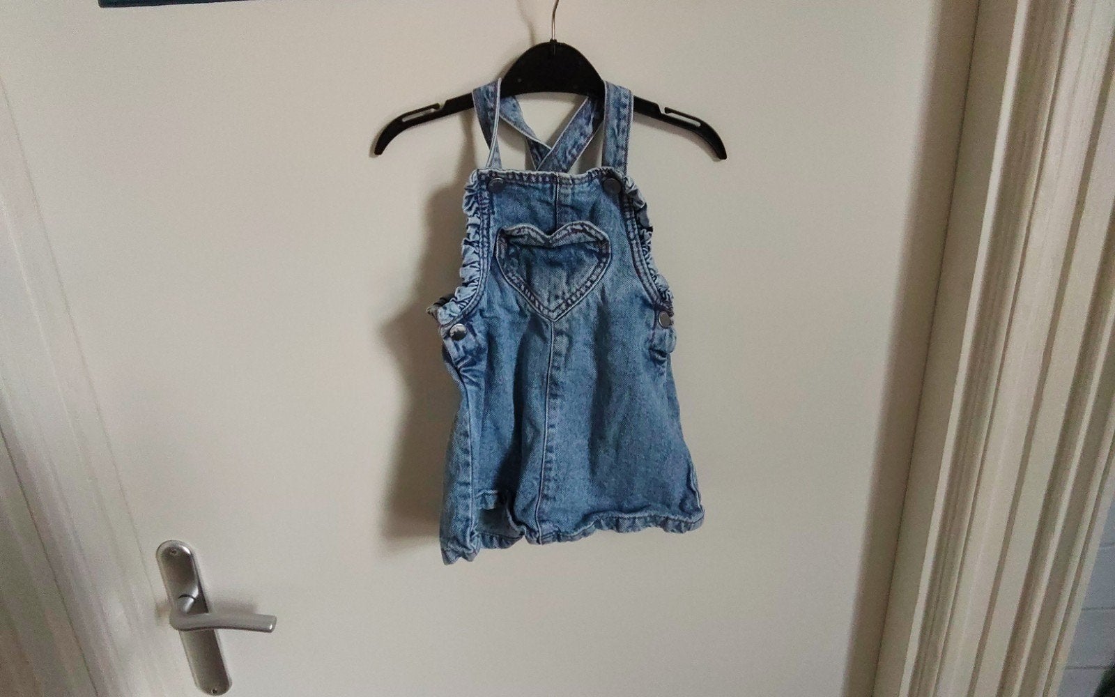 Zgan mooi spijker jurkje maat 80 Hema, Kleding | Dames, Jumpsuits, Ophalen of Verzenden, Zo goed als nieuw, Maat 38/40 (M), Blauw