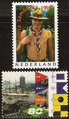 Nederland 1647-1648 serie Jamboree en Sail., Verzenden, Postfris