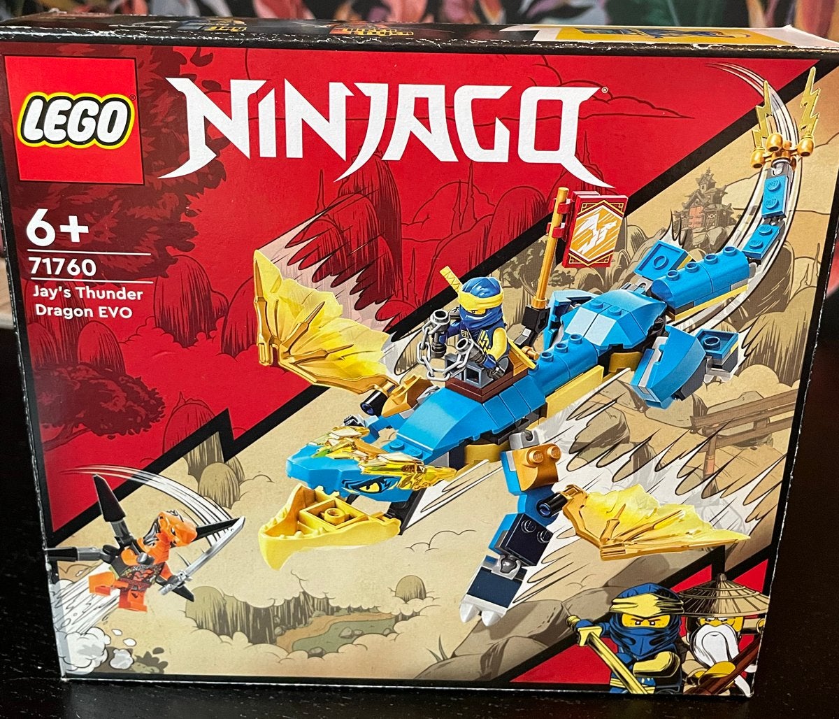 LEGO Ninjago 71760 Jay's Bliksemdraak EVO, Lego, Ophalen of Verzenden, Zo goed als nieuw, Ninjago