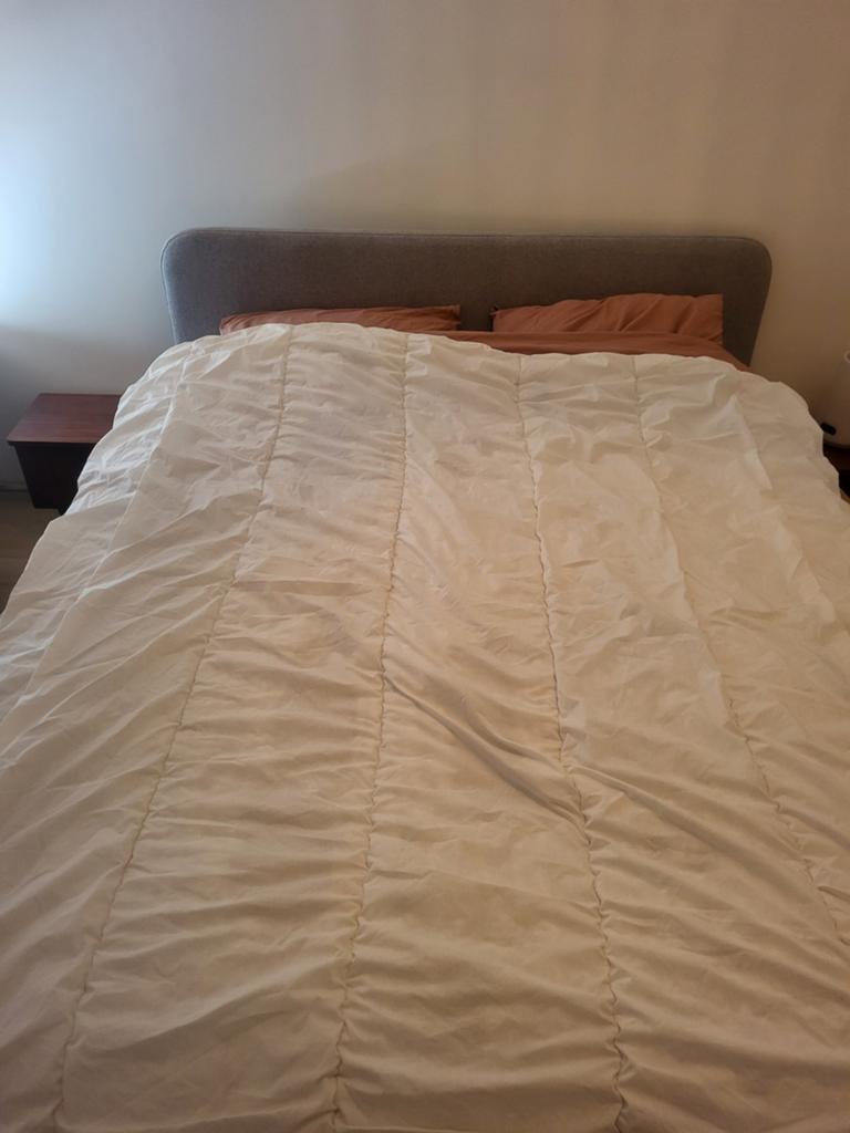 IKEA MYSA STRA dekbed 200x200 cm, Ophalen, Gebruikt, Wit, Tweepersoons