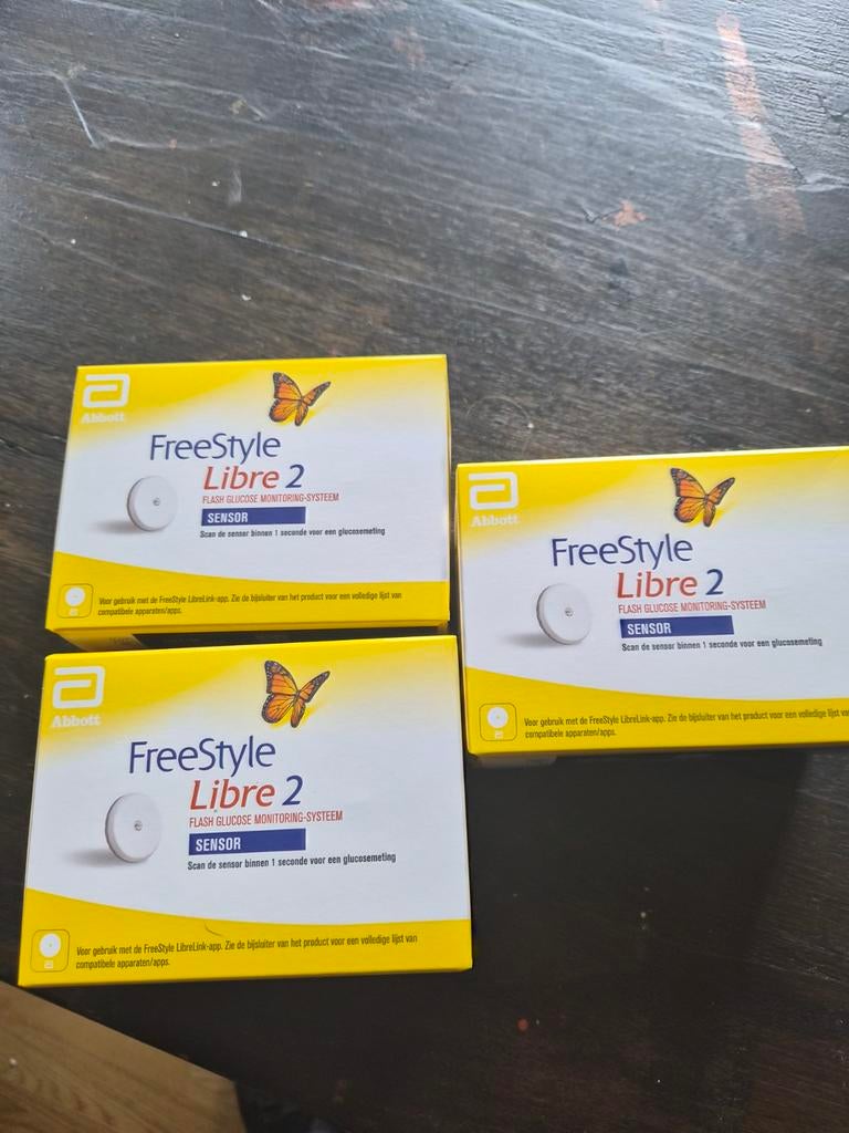 3x Abbott FreeStyle Libre 2 Sensoren, Ophalen of Verzenden