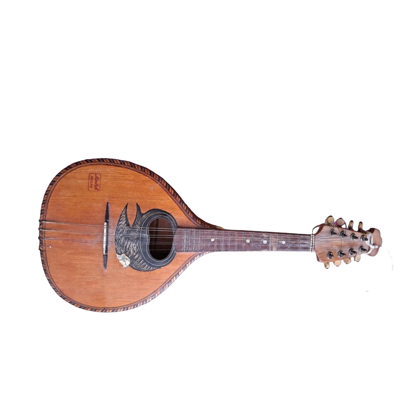 Zeldzame Vintage Mandoline Minstrel Catania Sicilië ca. 1910, Ophalen of Verzenden, Gebruikt