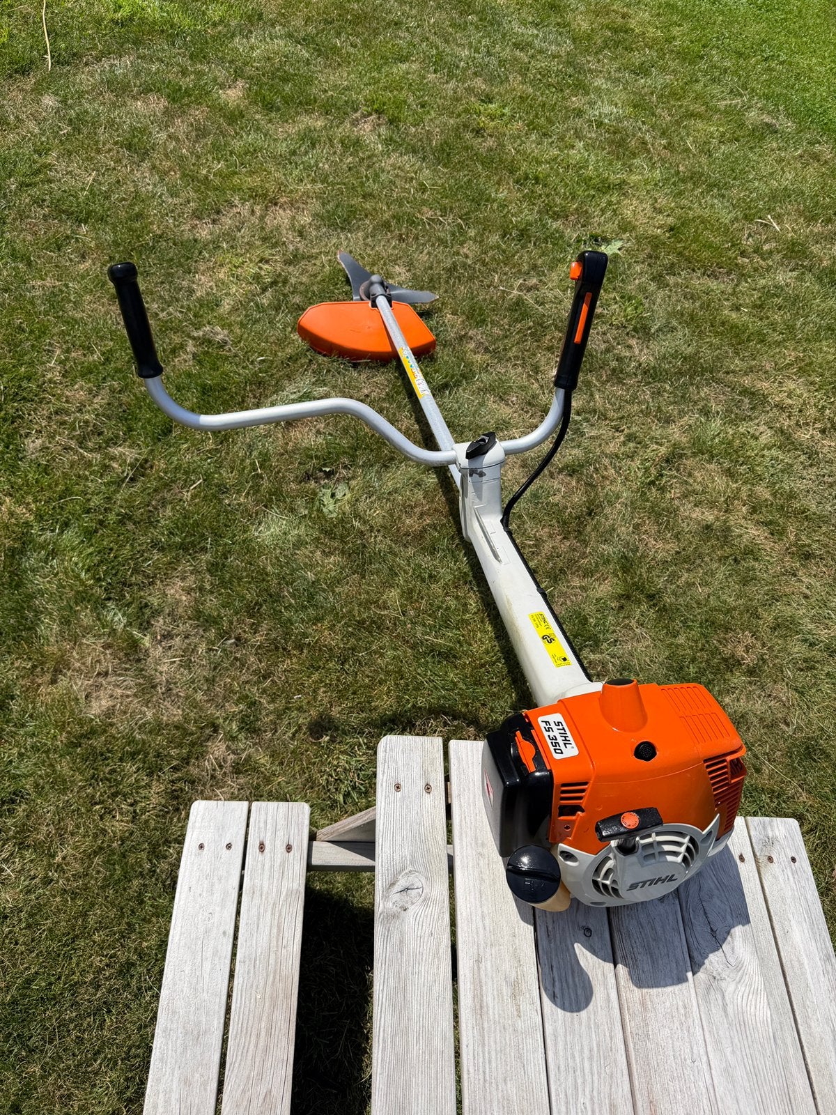 ‼️ stihl fs350 bosmaaier ‼️, Ophalen, Zo goed als nieuw, Benzine