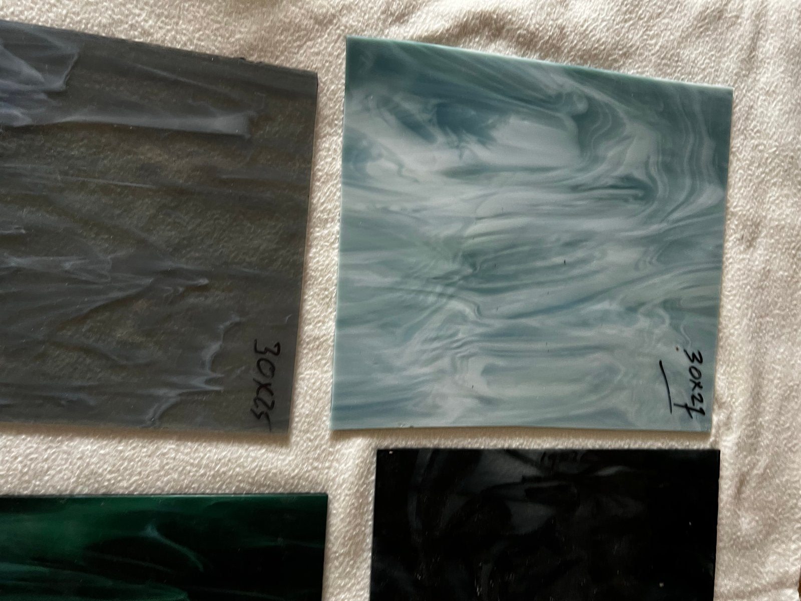 glasplaten voor Tiffany of glasmozaiek, Ophalen of Verzenden, Gebruikt