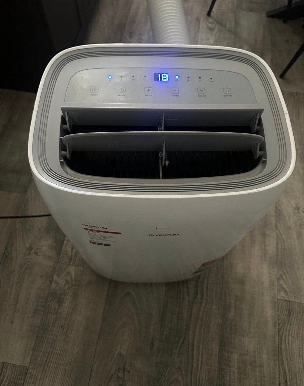 Inventum 3 in 1 airco AC125W, Ophalen, 3 snelheden of meer, Zo goed als nieuw, Afstandsbediening