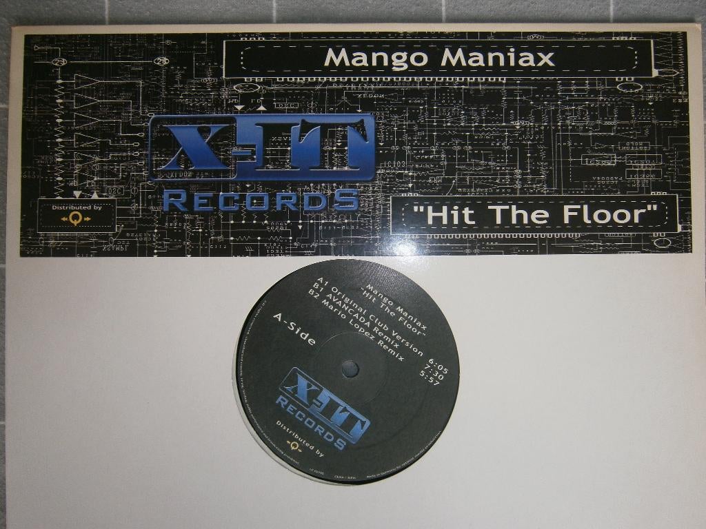 Mango Maniax – Hit The Floor. 2001. Club Trance Tech Trance, Ophalen, Techno of Trance, 2000 - 2009, Zo goed als nieuw