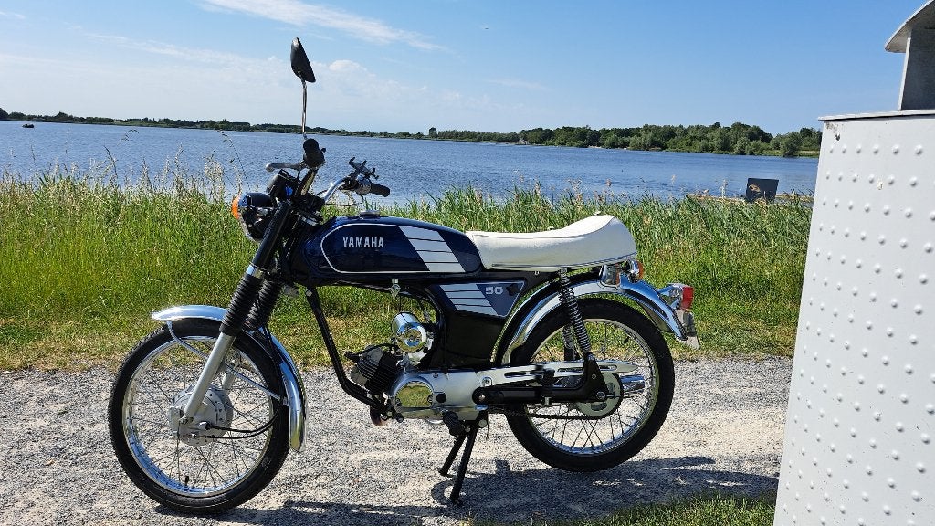 Mooie Yamaha bromfiets - Klassieker, Ophalen, Maximaal 45 km/u, Yamaha, 4 versnellingen