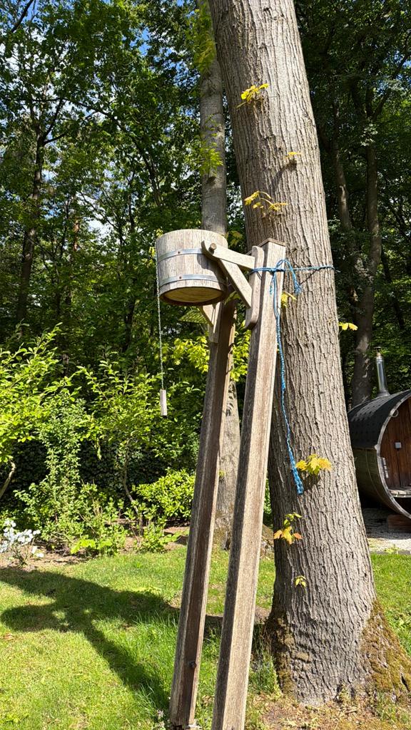 Dompeldouche/douche buitensauna, Tuin en Terras, Ophalen, Gebruikt