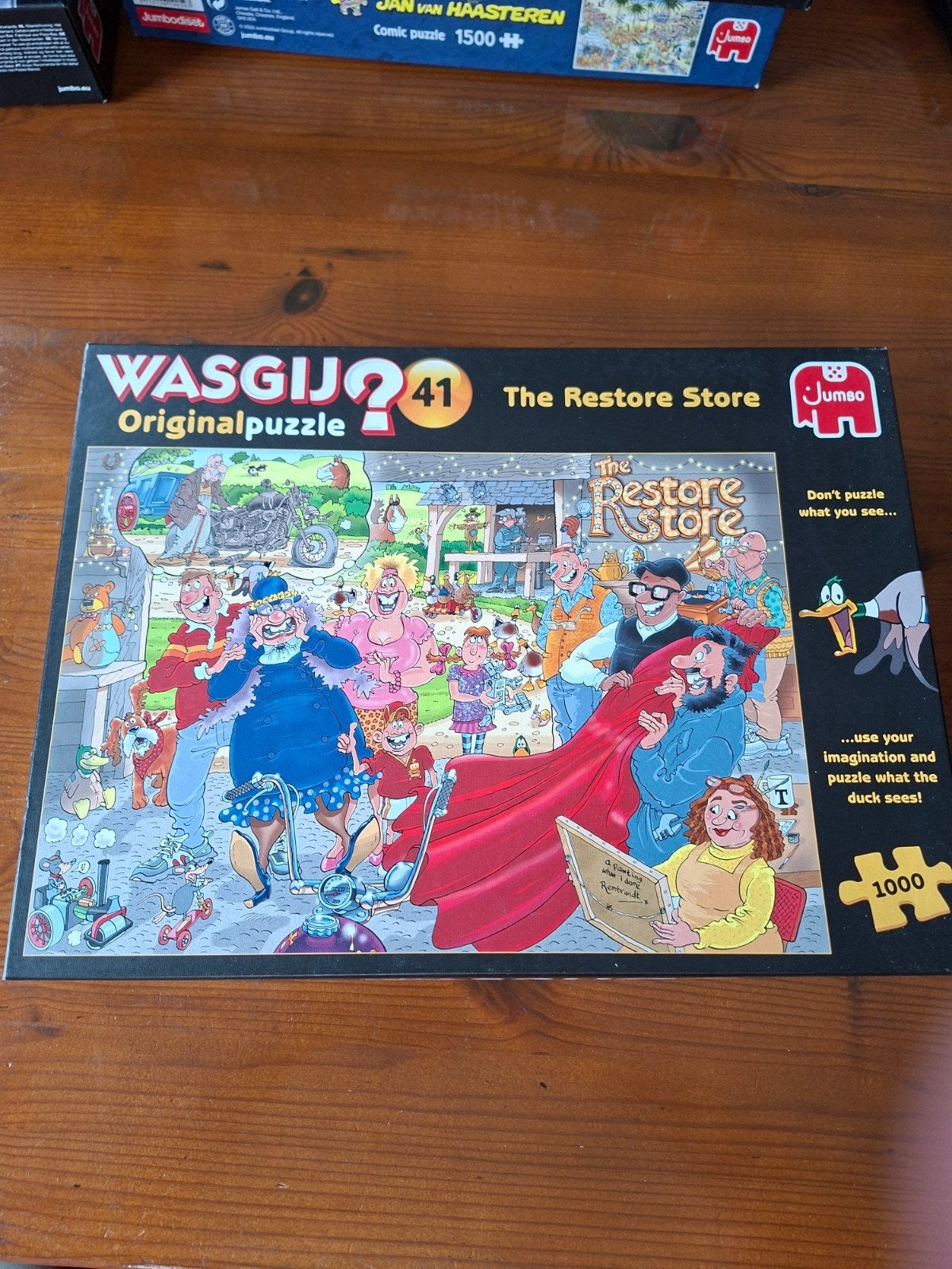 Wasgij 1000 stukjes, Hobby en Vrije tijd, Denksport en Puzzels, Ophalen of Verzenden, 500 t/m 1500 stukjes, Zo goed als nieuw